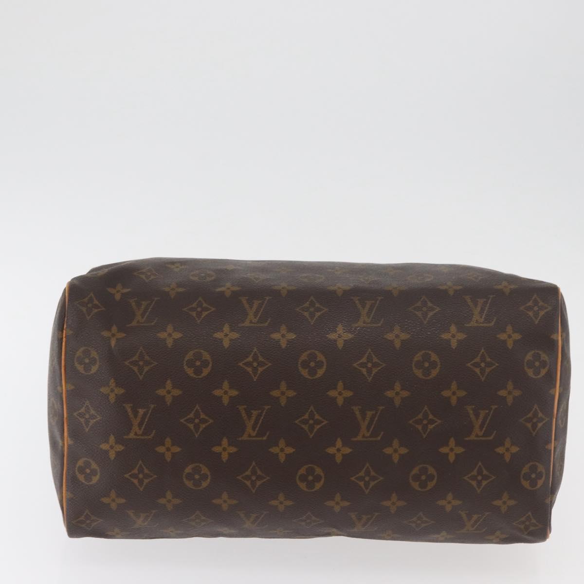 LOUIS VUITTON Monogram Speedy 35 Hand Bag M41524 LV Auth 180734A