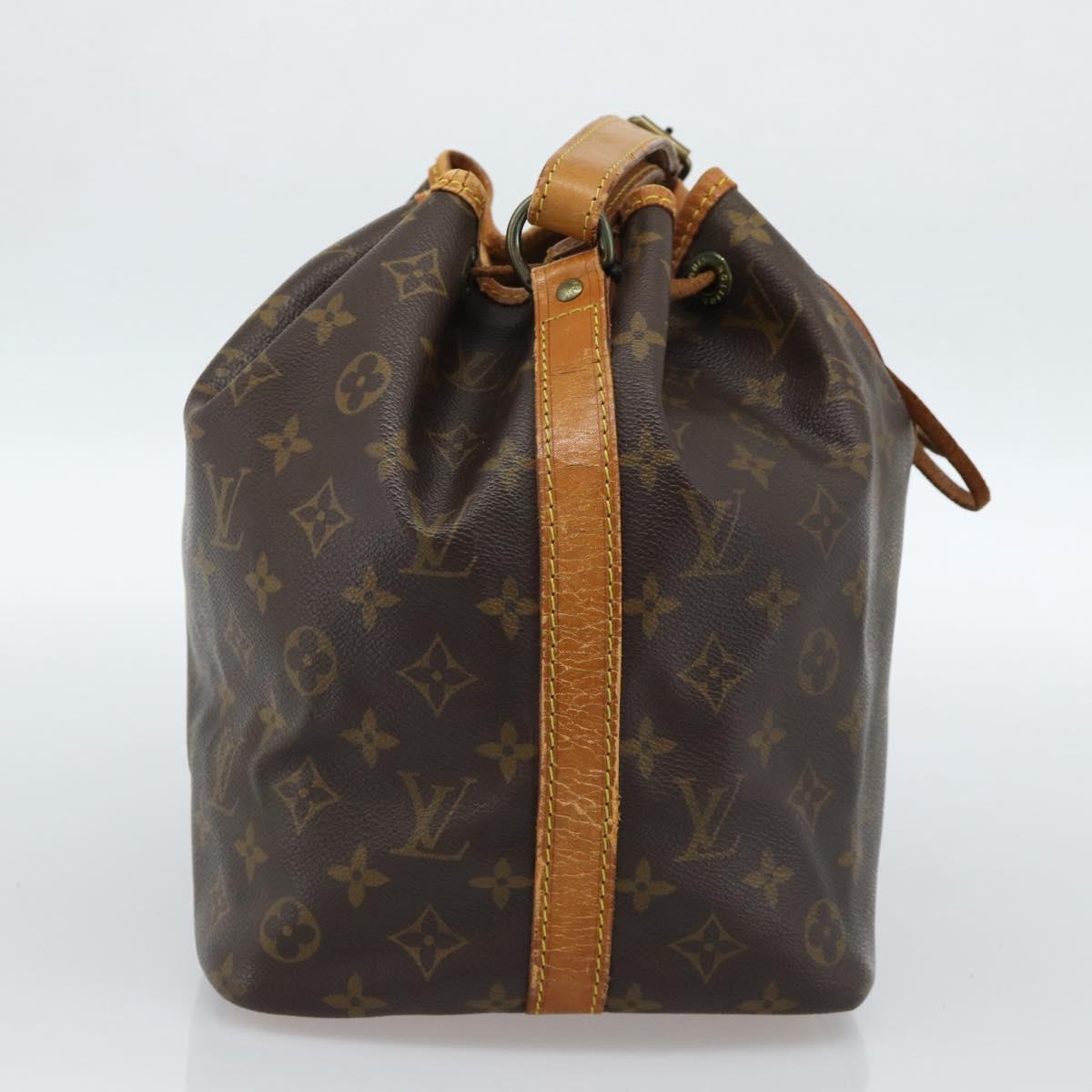 LOUIS VUITTON Monogram Petit Noe Shoulder Bag M42226 LV Auth 180737