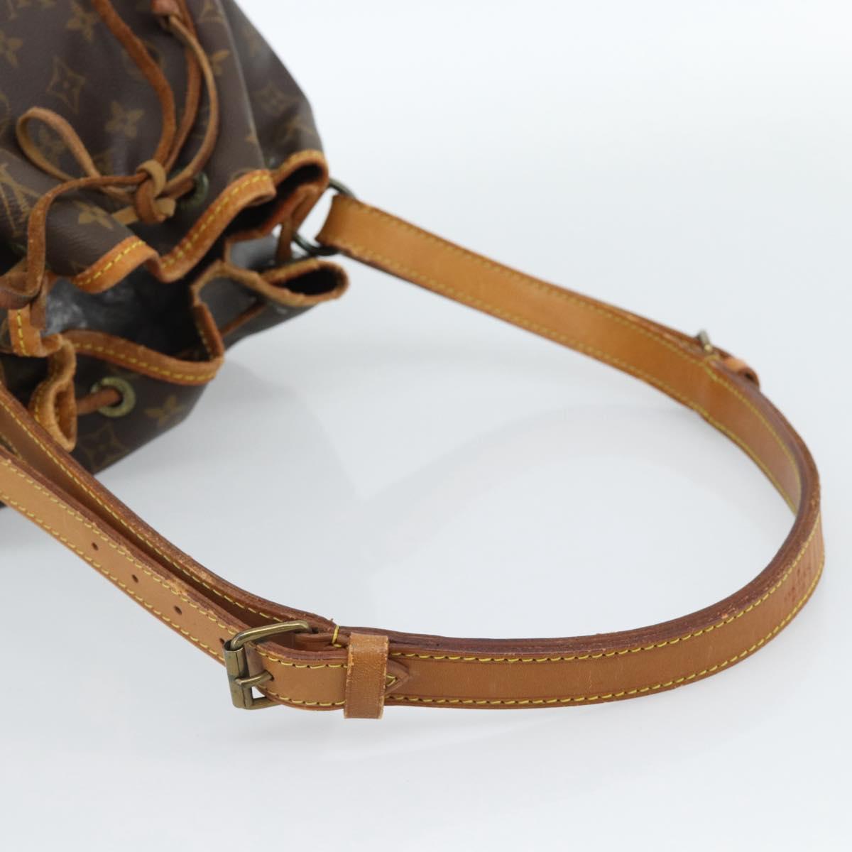 LOUIS VUITTON Monogram Petit Noe Shoulder Bag M42226 LV Auth 180737