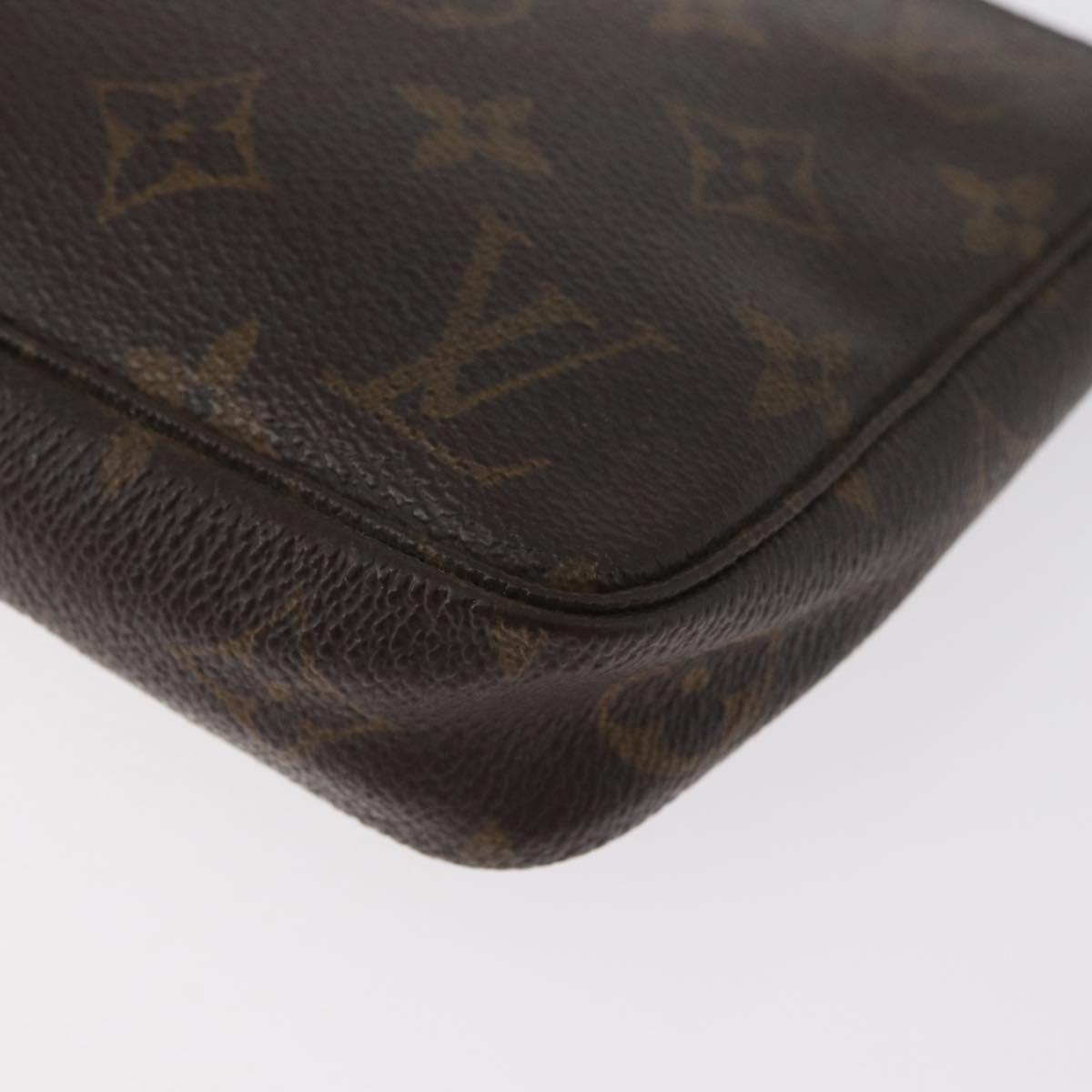 LOUIS VUITTON Monogram Pochette Accessoires Pouch M51980 LV Auth 180741