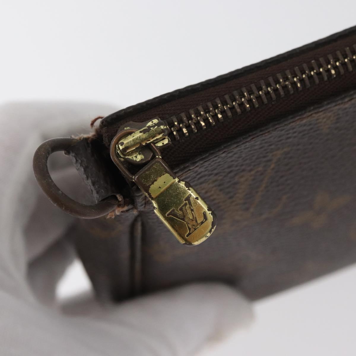 LOUIS VUITTON Monogram Pochette Accessoires Pouch M51980 LV Auth 180741