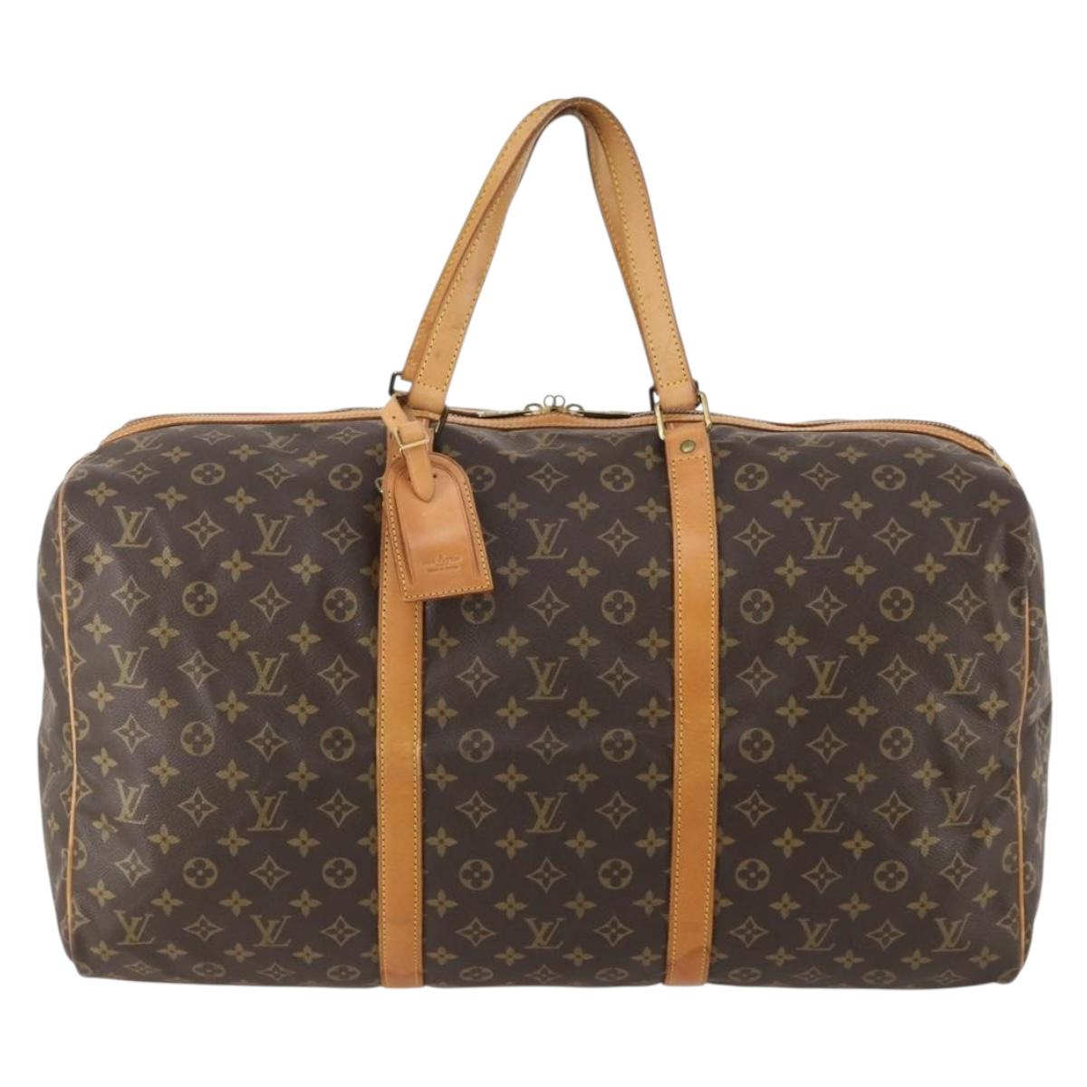 LOUIS VUITTON Monogram Sac Souple 55 Boston Bag M41622 LV Auth 180744A