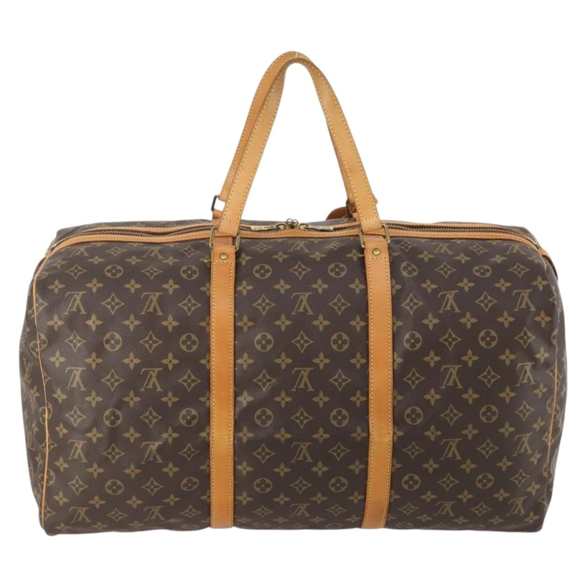 LOUIS VUITTON Monogram Sac Souple 55 Boston Bag M41622 LV Auth 180744A