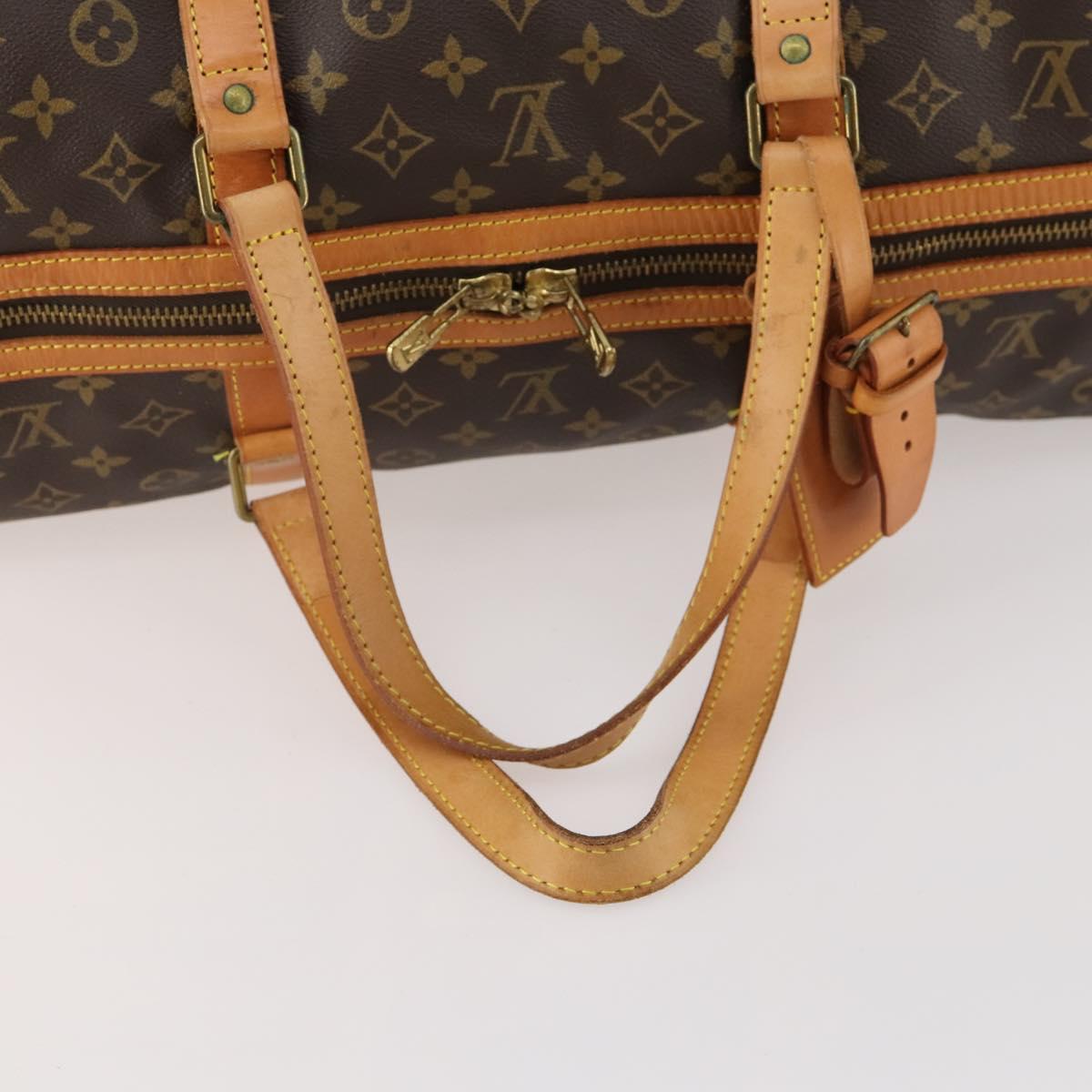 LOUIS VUITTON Monogram Sac Souple 55 Boston Bag M41622 LV Auth 180744A