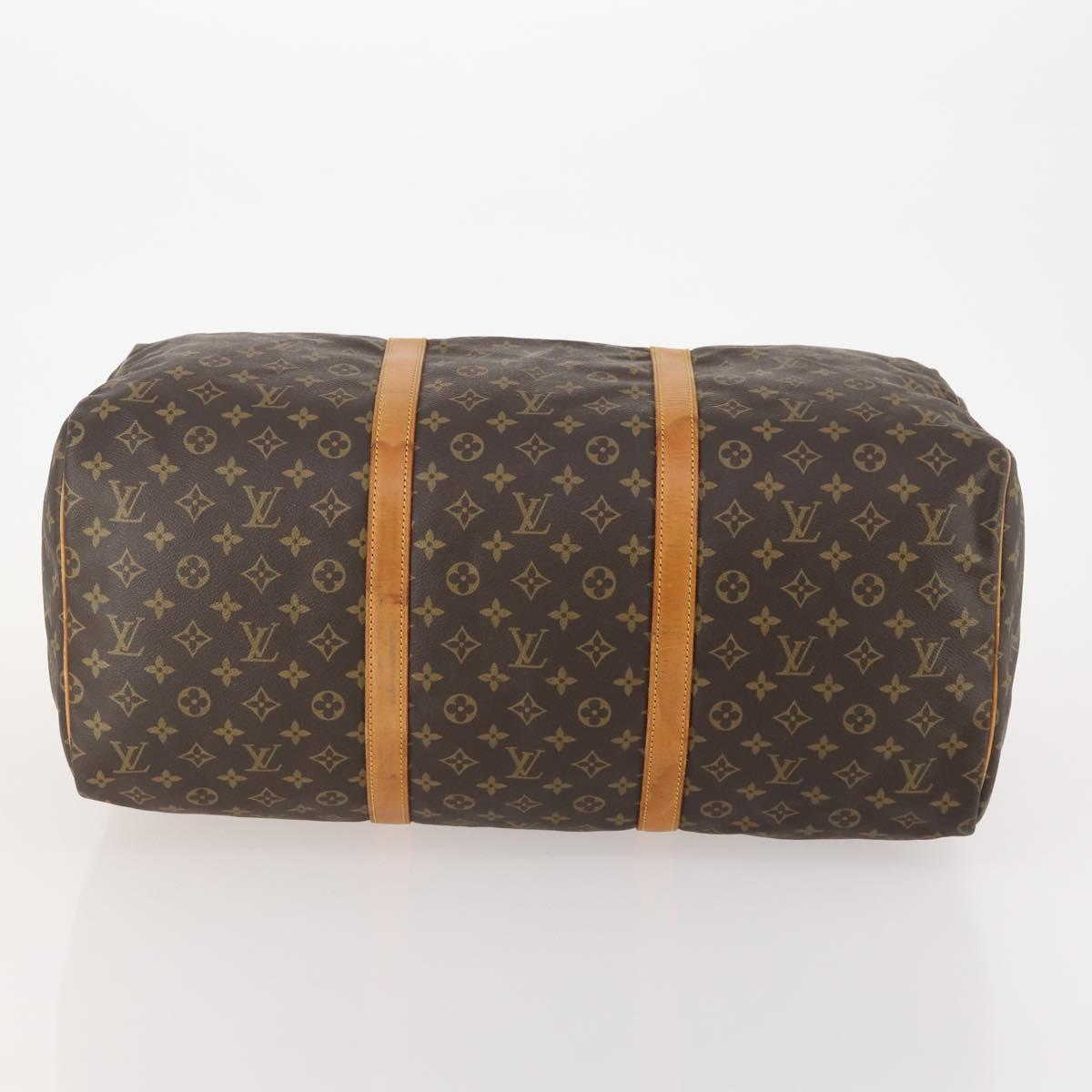 LOUIS VUITTON Monogram Sac Souple 55 Boston Bag M41622 LV Auth 180744A