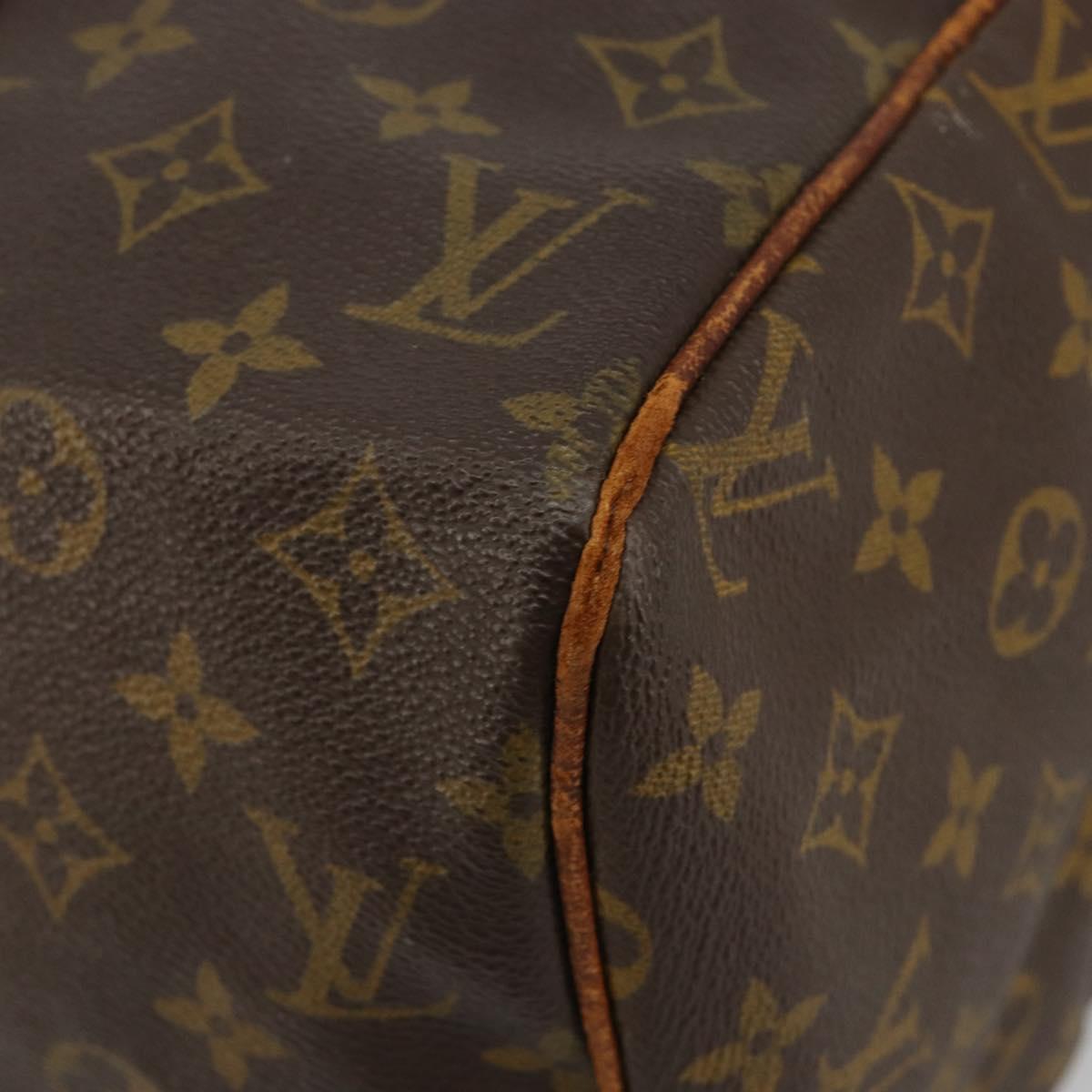 LOUIS VUITTON Monogram Sac Souple 45 Boston Bag M41624 LV Auth 180747