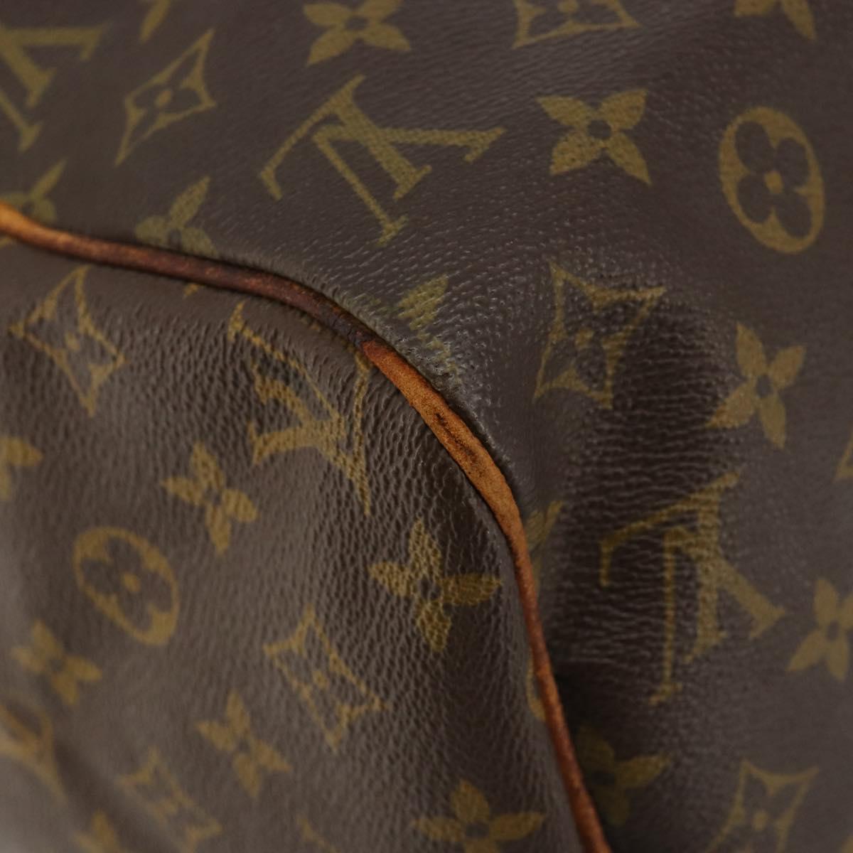 LOUIS VUITTON Monogram Sac Souple 45 Boston Bag M41624 LV Auth 180747