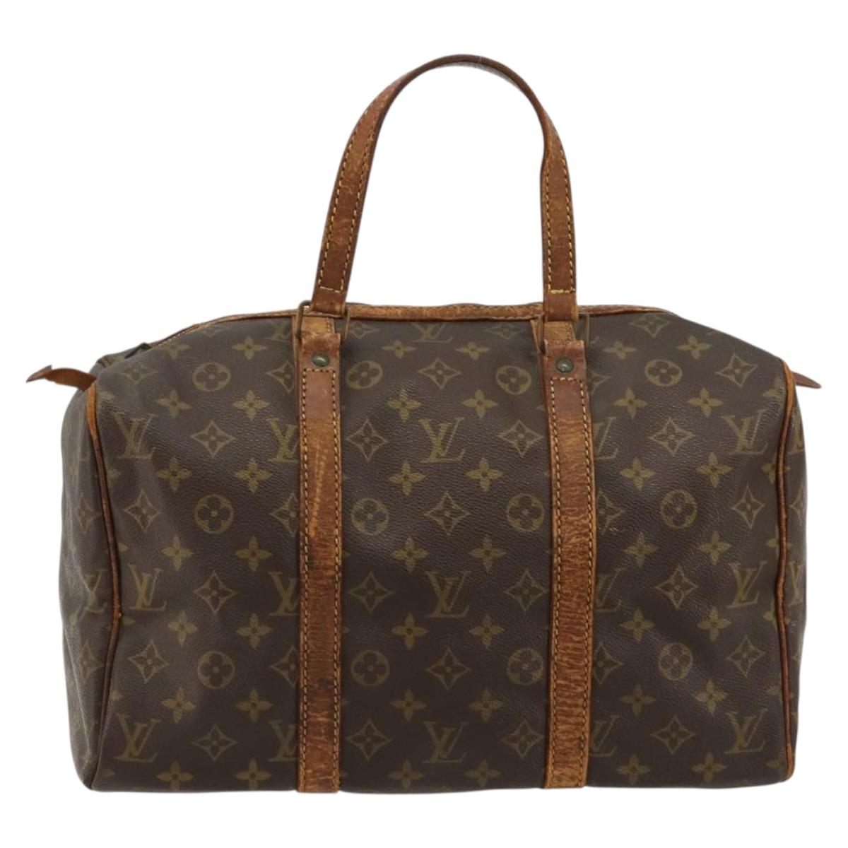 LOUIS VUITTON Monogram Sac Souple 45 Boston Bag M41624 LV Auth 180747