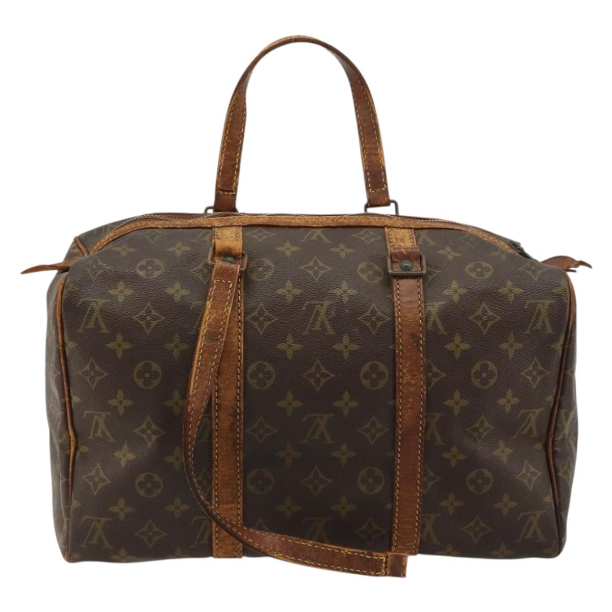 LOUIS VUITTON Monogram Sac Souple 45 Boston Bag M41624 LV Auth 180747