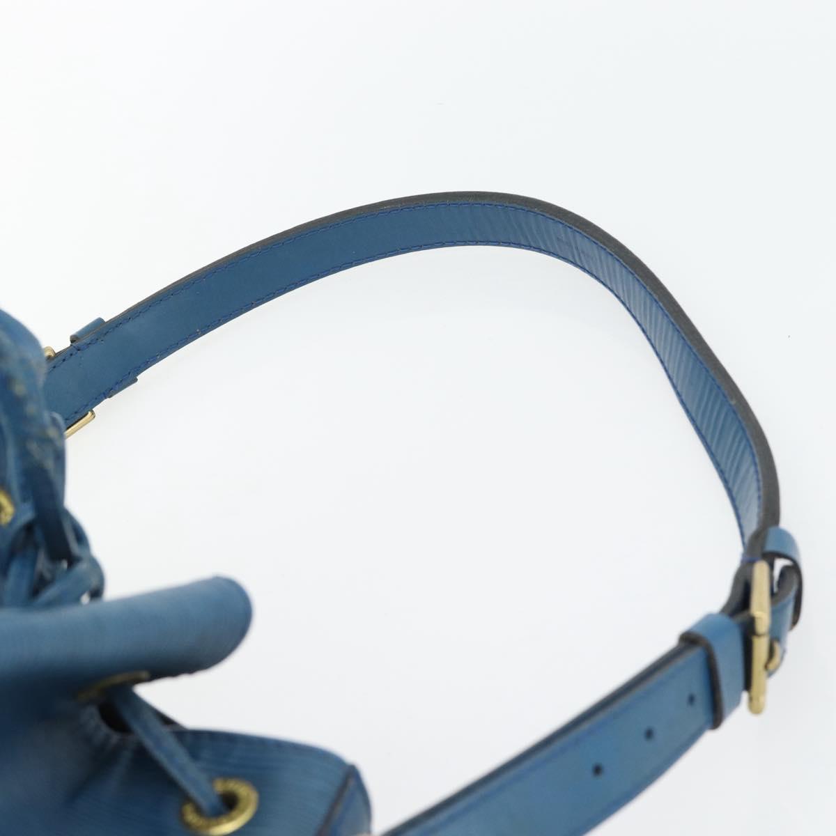 LOUIS VUITTON Epi Petit Noe Shoulder Bag Blue M44105 LV Auth 180748