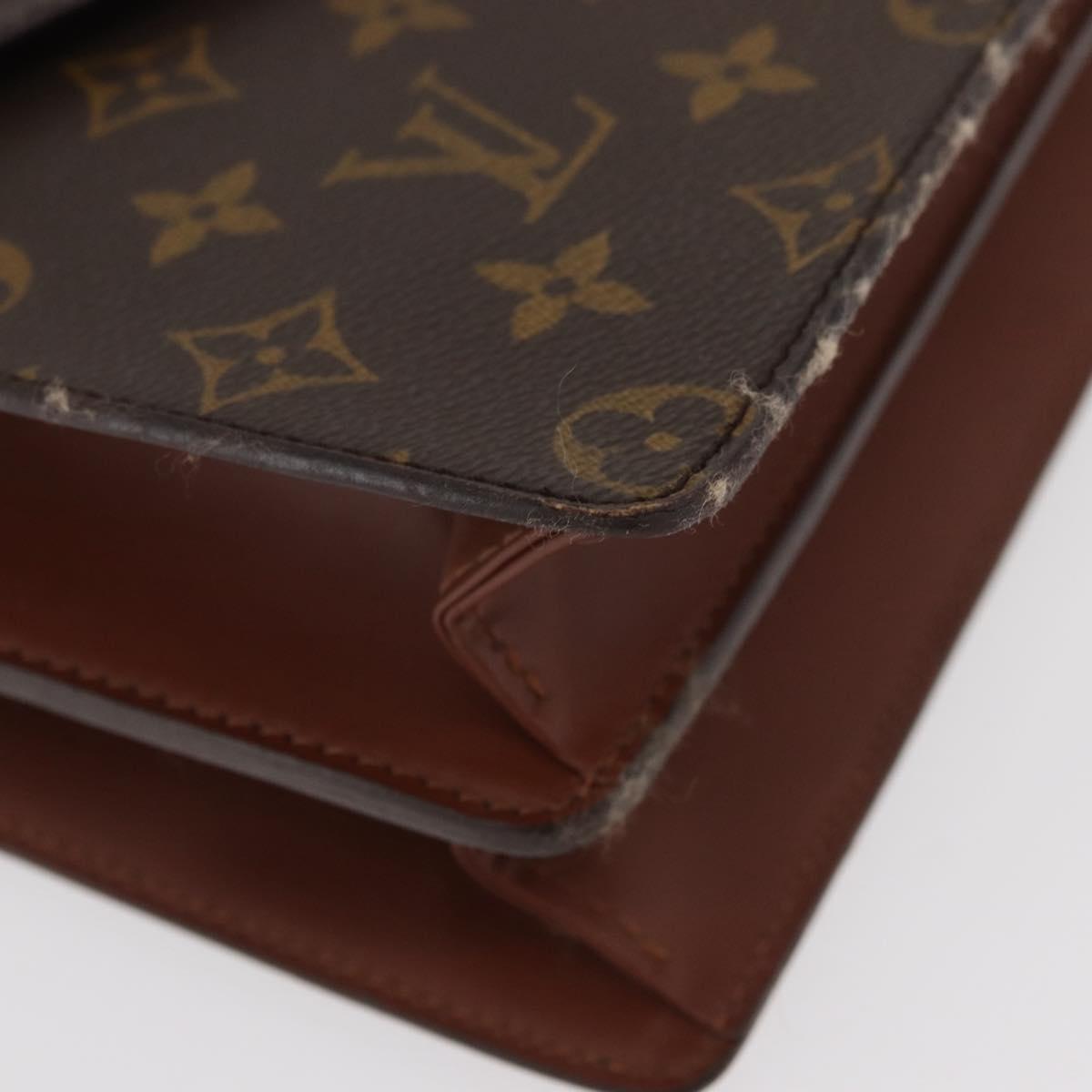 LOUIS VUITTON Monogram Concorde Hand Bag M51190 LV Auth 180757