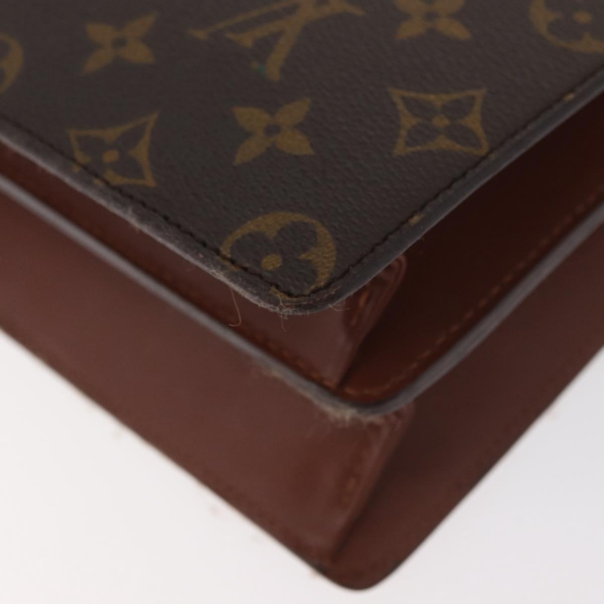 LOUIS VUITTON Monogram Concorde Hand Bag M51190 LV Auth 180757