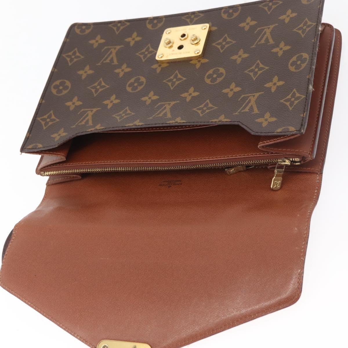 LOUIS VUITTON Monogram Concorde Hand Bag M51190 LV Auth 180757