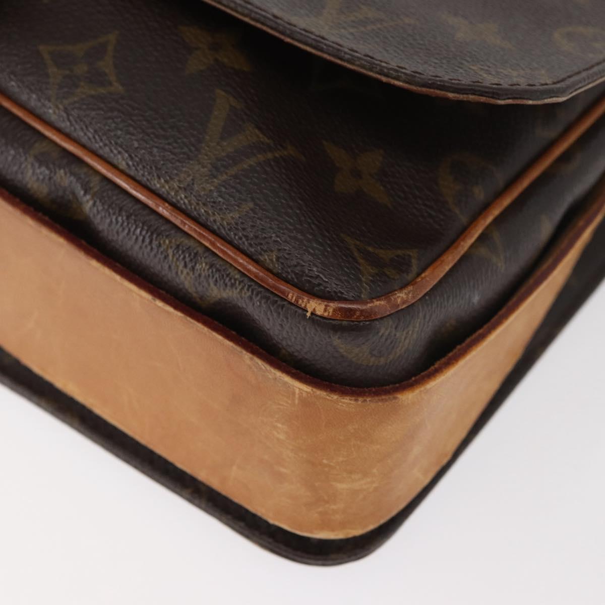 LOUIS VUITTON Monogram Cartouchiere GM Shoulder Bag M51252 LV Auth 180759