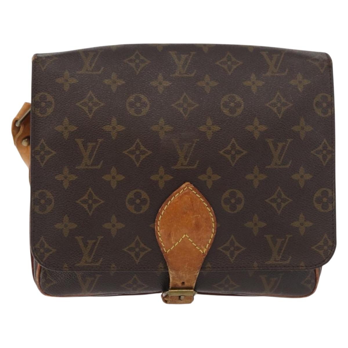 LOUIS VUITTON Monogram Cartouchiere GM Shoulder Bag M51252 LV Auth 180759