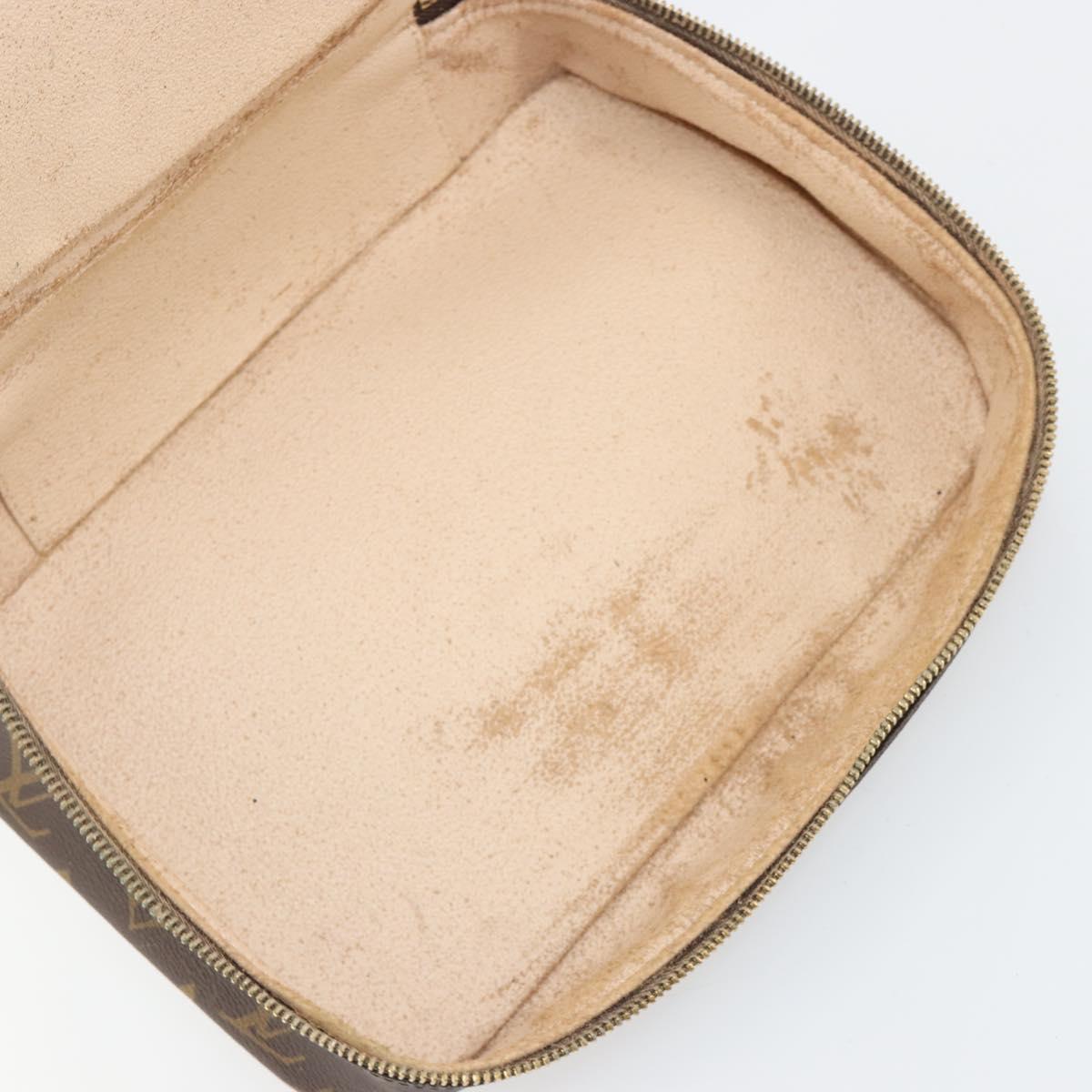 LOUIS VUITTON Monogram Trousse Boite Cosmetic Pouch M47640 LV Auth 180761