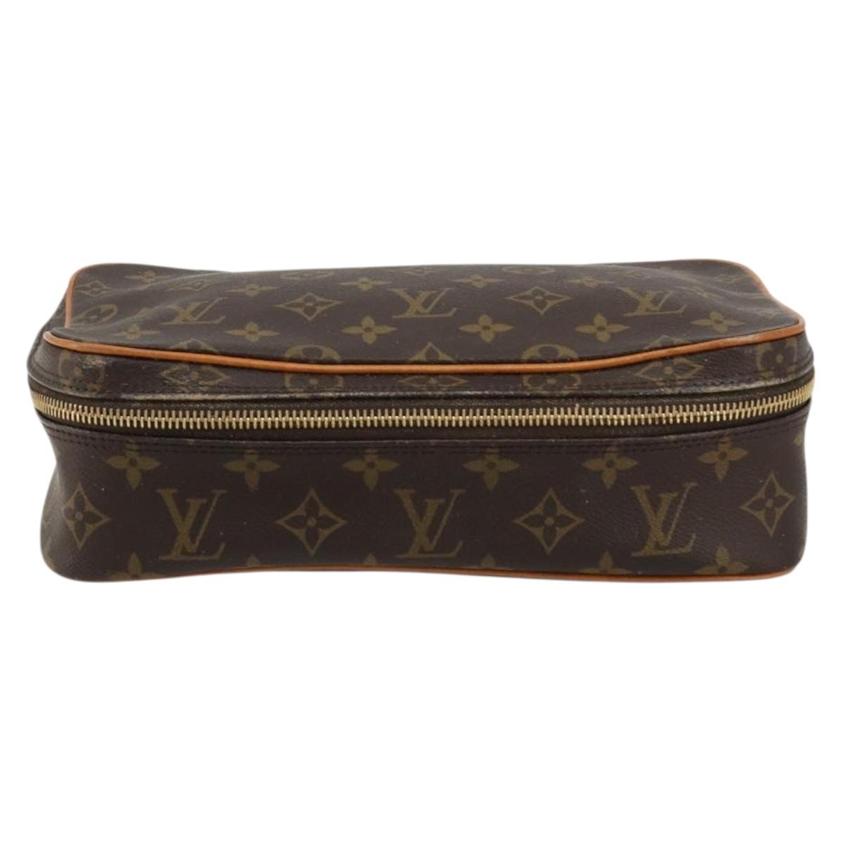 LOUIS VUITTON Monogram Trousse Boite Cosmetic Pouch M47640 LV Auth 180761
