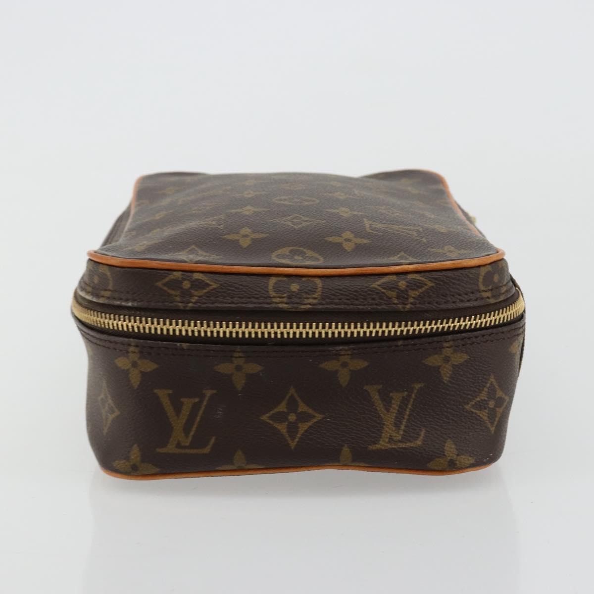 LOUIS VUITTON Monogram Trousse Boite Cosmetic Pouch M47640 LV Auth 180761