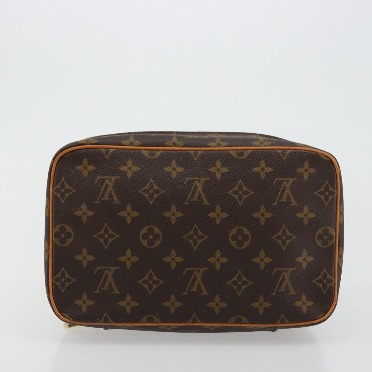 LOUIS VUITTON Monogram Trousse Boite Cosmetic Pouch M47640 LV Auth 180761