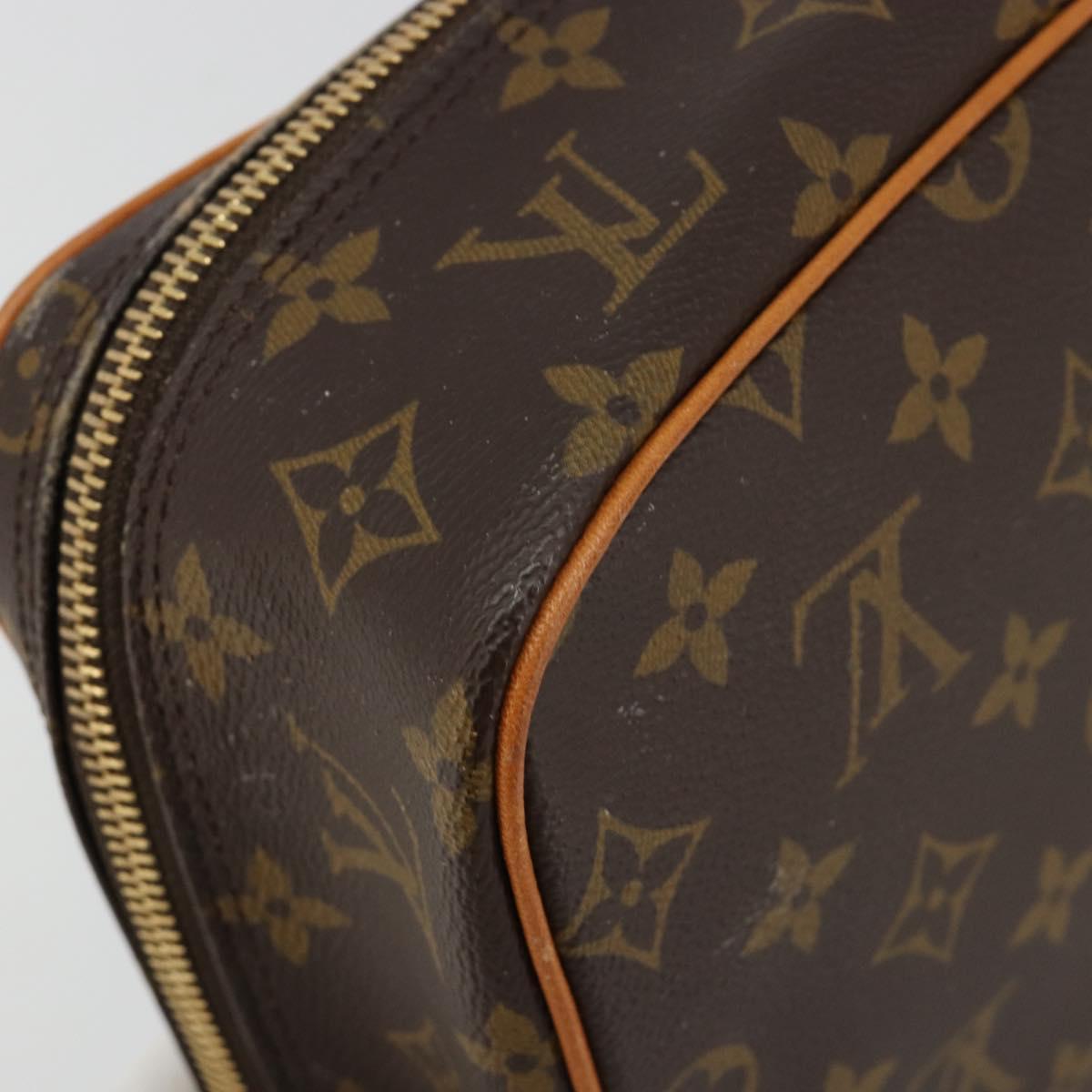 LOUIS VUITTON Monogram Trousse Boite Cosmetic Pouch M47640 LV Auth 180761