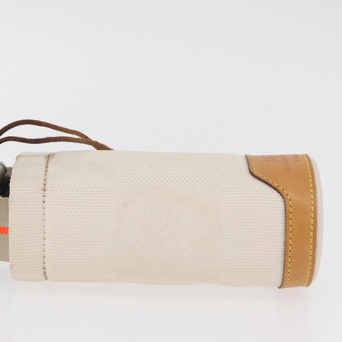 LOUIS VUITTON Damier Geant LV Cup Plastic Bottle Holder Bag White LV Auth 180763