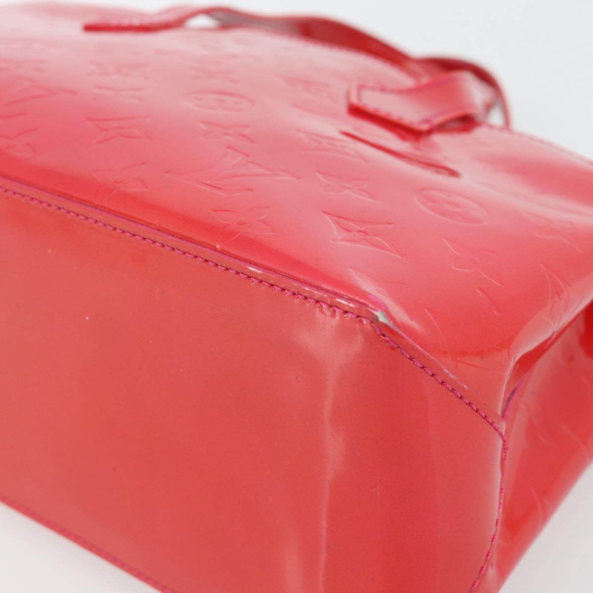 LOUIS VUITTON Monogram Vernis Wilshire PM Hand Bag Rose Pop M93643 Auth 180764A