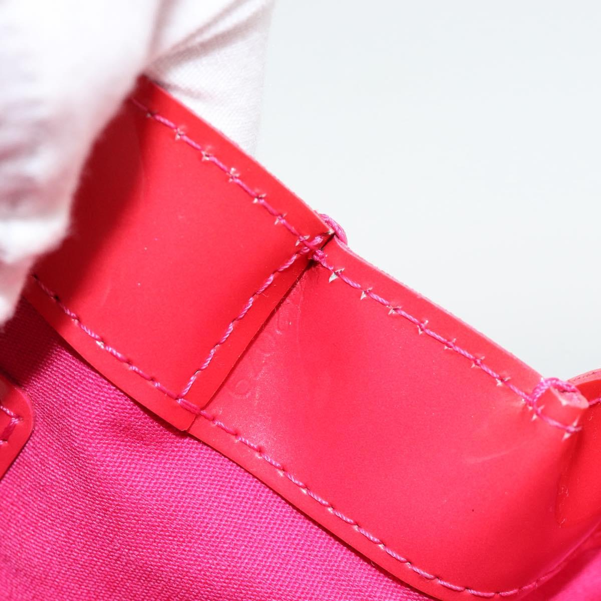 LOUIS VUITTON Monogram Vernis Wilshire PM Hand Bag Rose Pop M93643 Auth 180764A