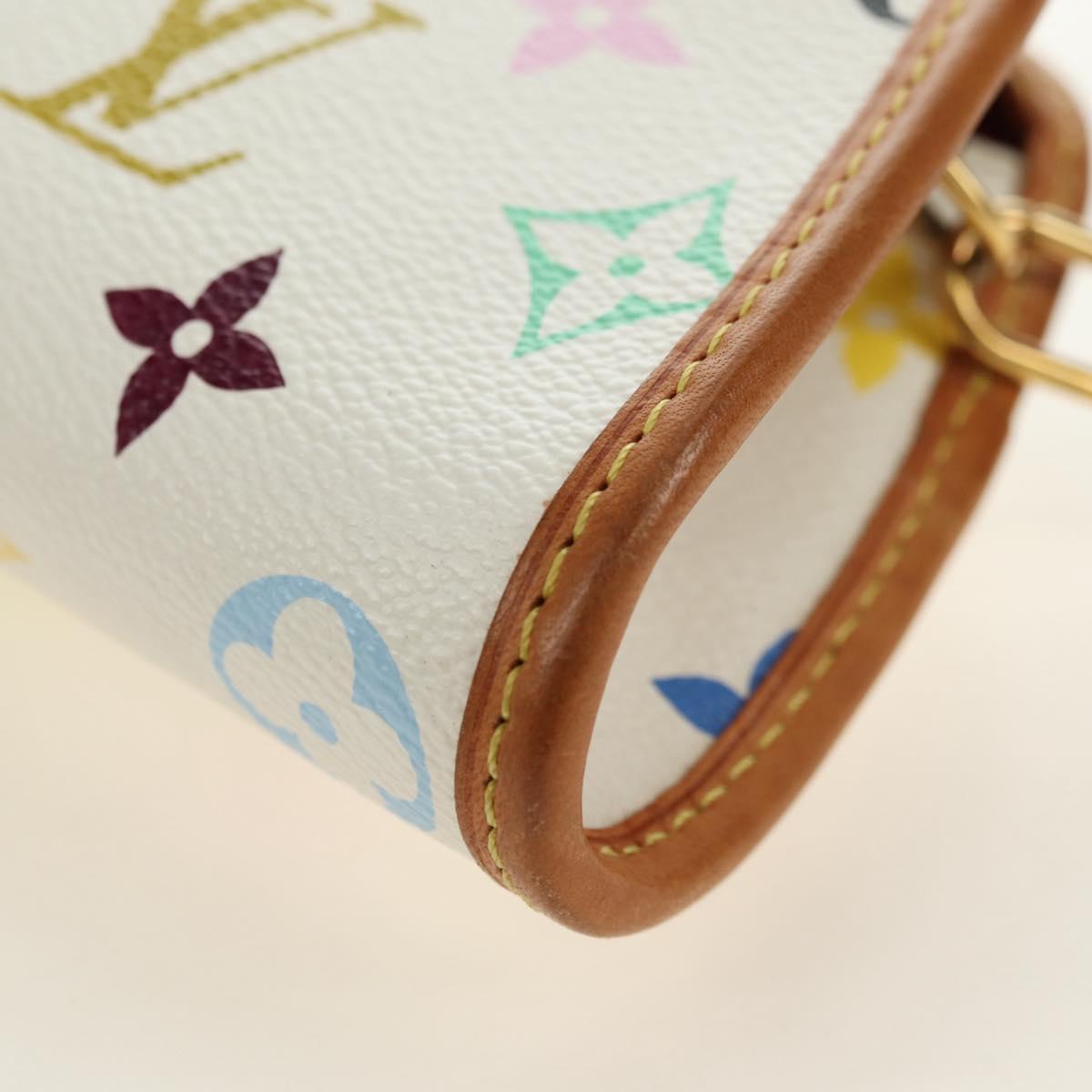 LOUIS VUITTON Monogram Multicolor Shirley Bag White M40049 LV Auth 180765SAV