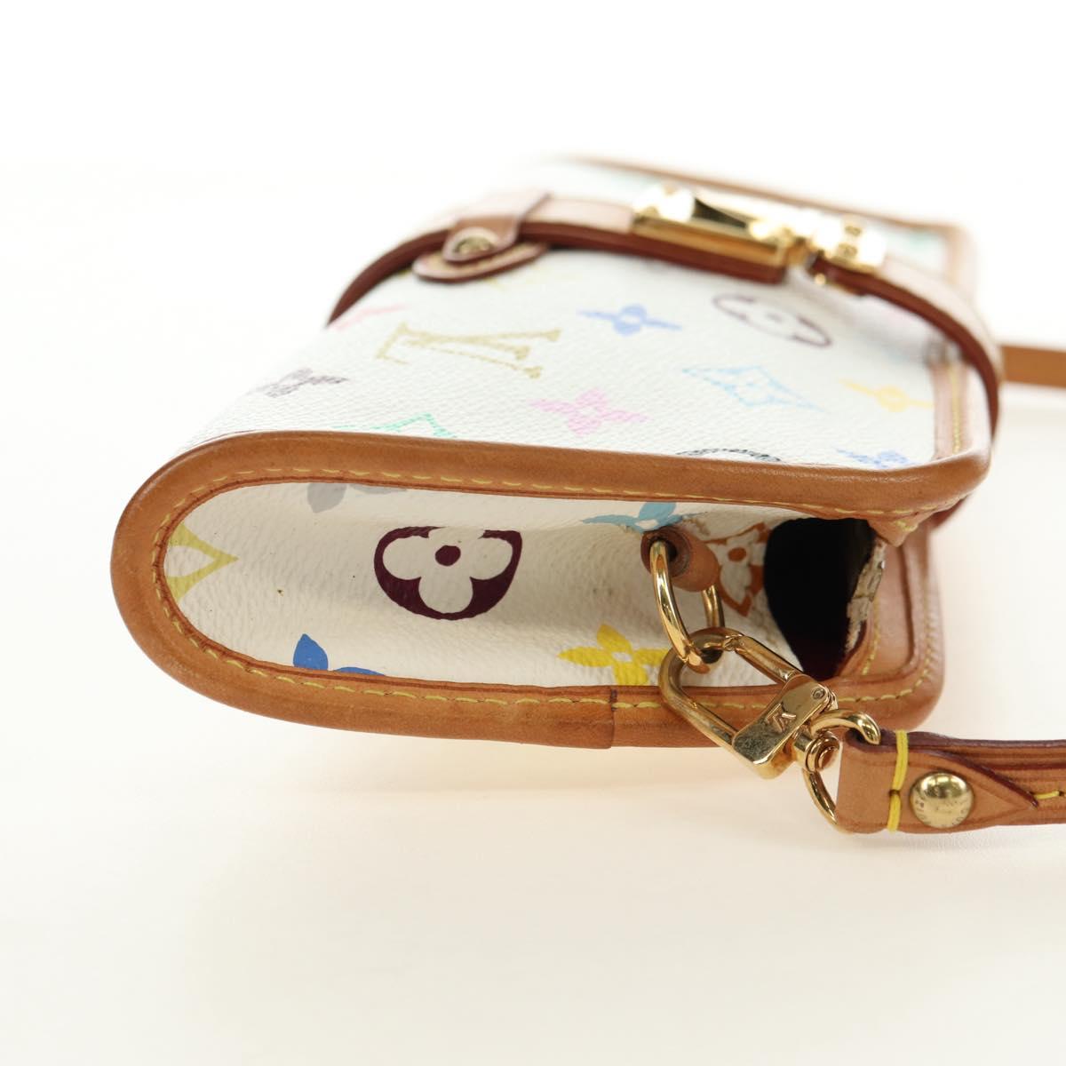 LOUIS VUITTON Monogram Multicolor Shirley Bag White M40049 LV Auth 180765SAV
