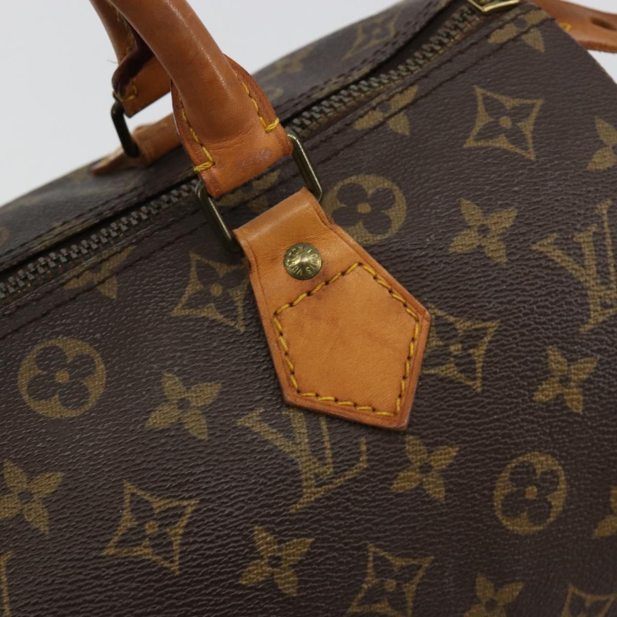 LOUIS VUITTON Monogram Speedy 30 Hand Bag M41526 LV Auth 180769A