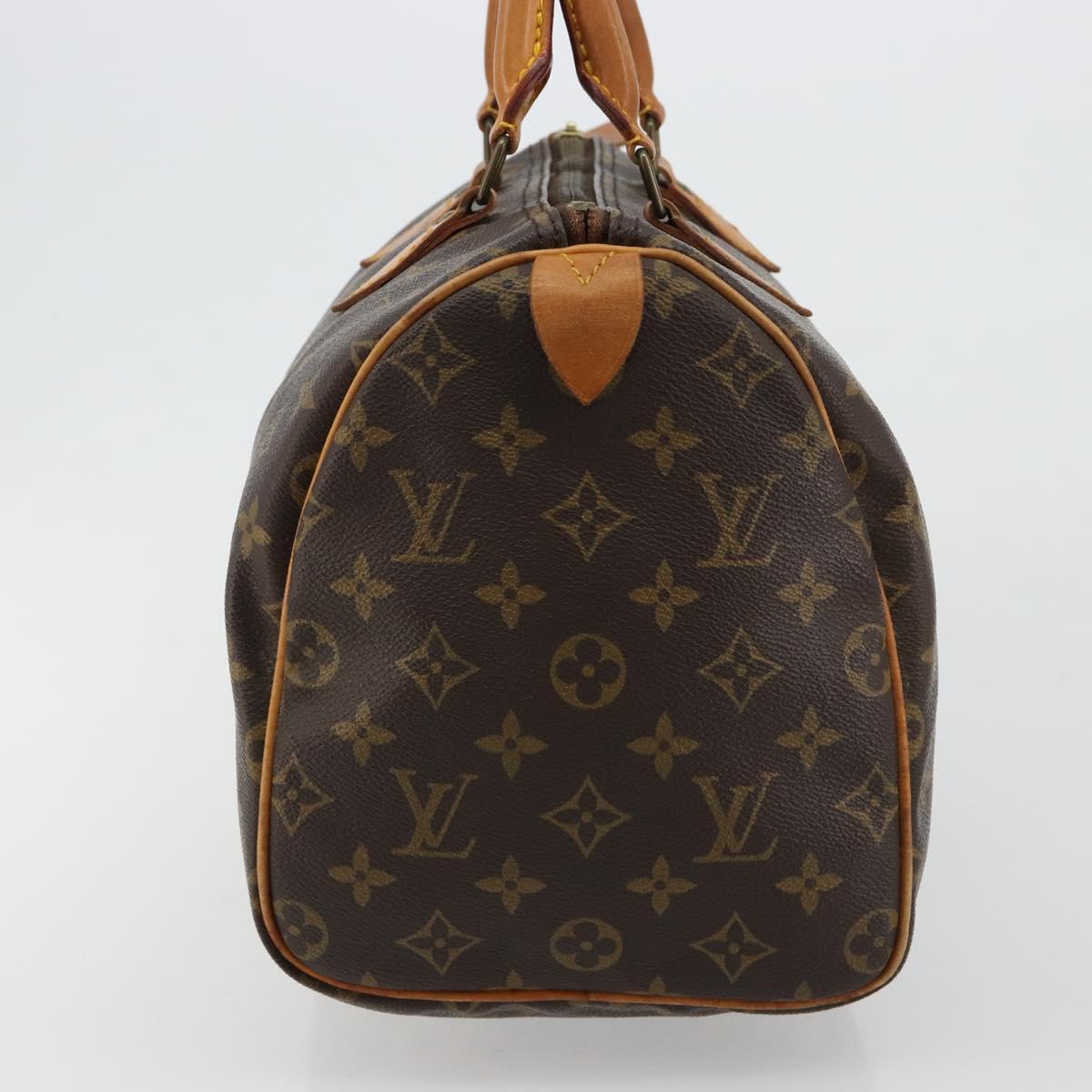 LOUIS VUITTON Monogram Speedy 30 Hand Bag M41526 LV Auth 180769A