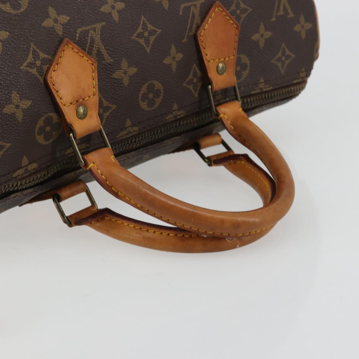 LOUIS VUITTON Monogram Speedy 30 Hand Bag M41526 LV Auth 180769A