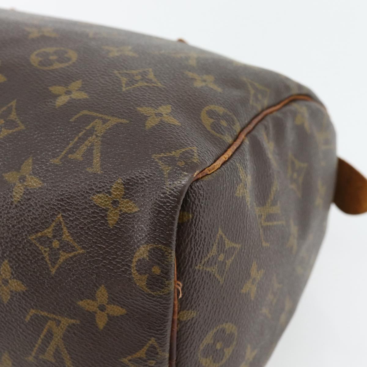 LOUIS VUITTON Monogram Speedy 25 Hand Bag M41528 LV Auth 180770