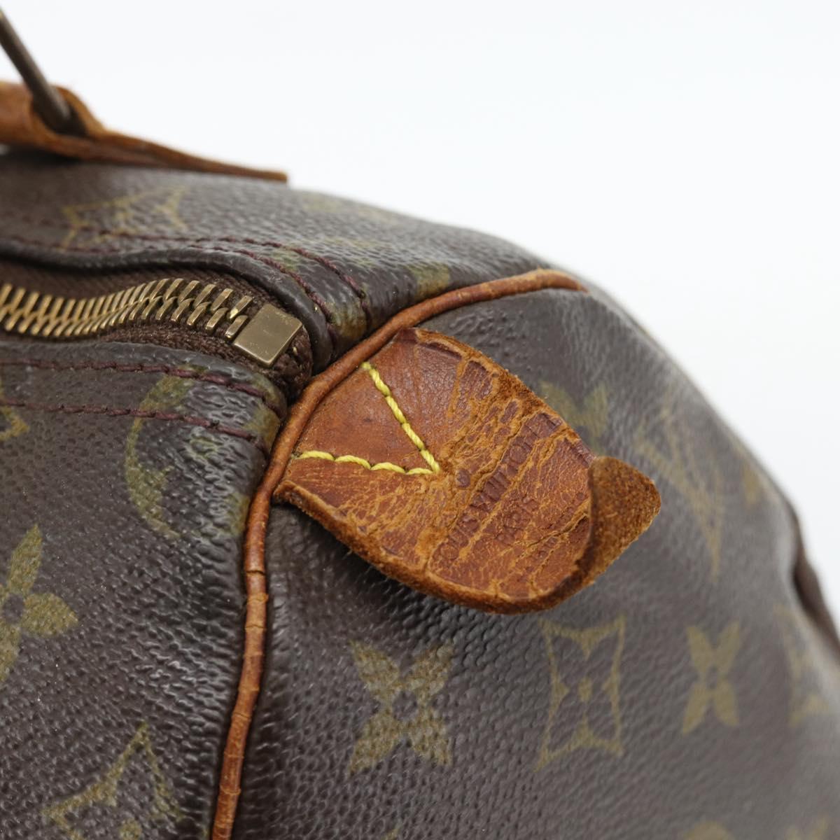 LOUIS VUITTON Monogram Speedy 25 Hand Bag M41528 LV Auth 180770