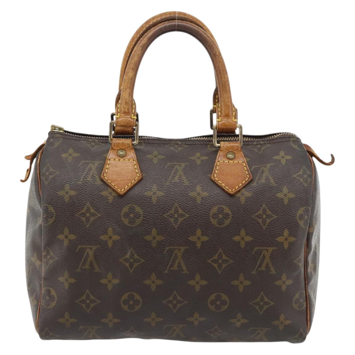 LOUIS VUITTON Monogram Speedy 25 Hand Bag M41528 LV Auth 180770