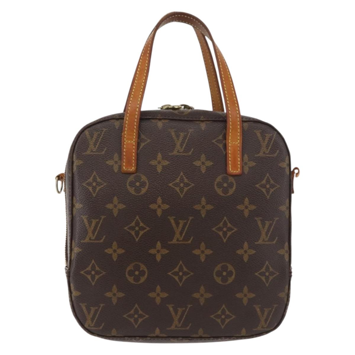 LOUIS VUITTON Monogram Spontini Hand Bag M47500 LV Auth 180772