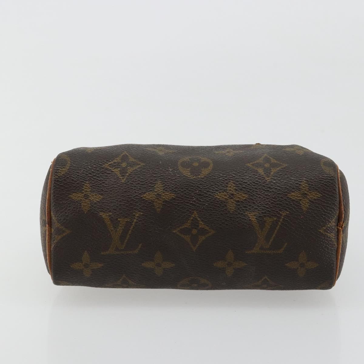 LOUIS VUITTON Monogram Mini Speedy Hand Bag M41534 LV Auth 180791