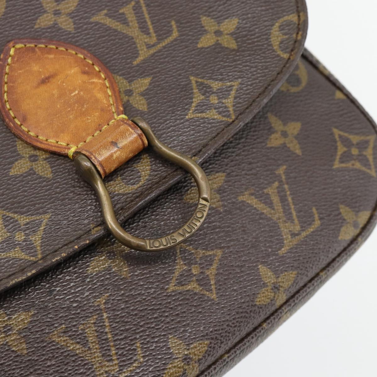LOUIS VUITTON Monogram Saint Cloud MM Shoulder Bag M51243 LV Auth 180793