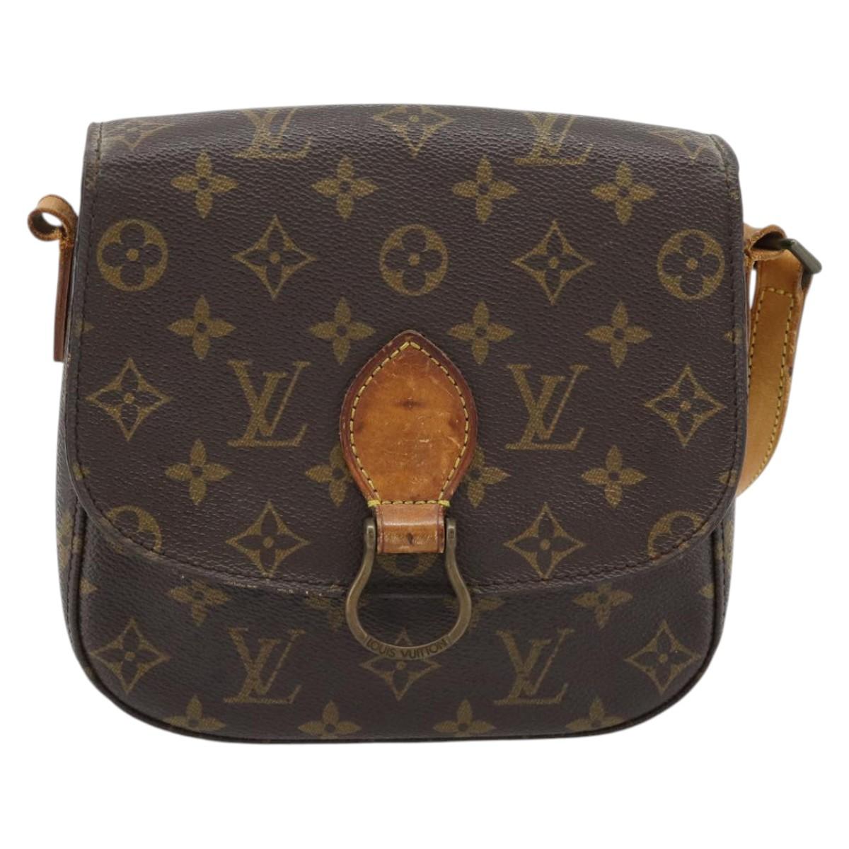 LOUIS VUITTON Monogram Saint Cloud MM Shoulder Bag M51243 LV Auth 180793