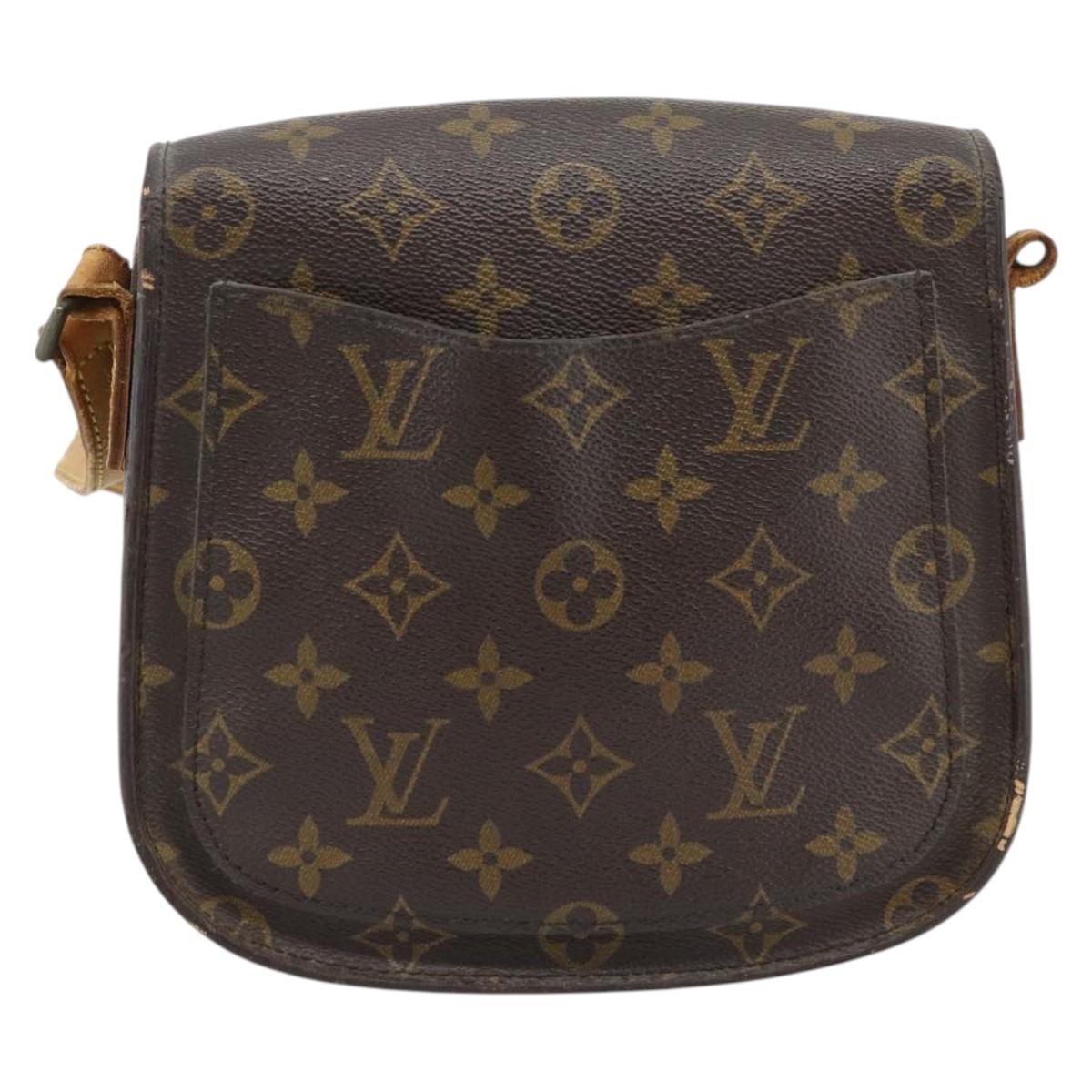 LOUIS VUITTON Monogram Saint Cloud MM Shoulder Bag M51243 LV Auth 180793