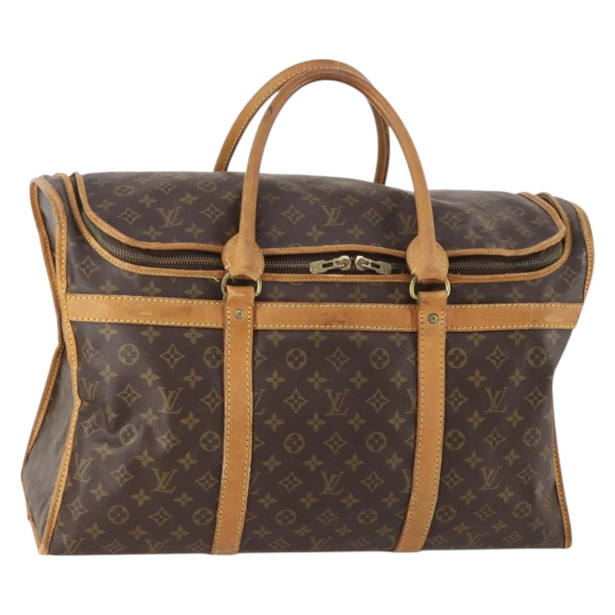 LOUIS VUITTON Monogram Sac Chasseur 55 Boston Bag M41922 LV Auth 180795