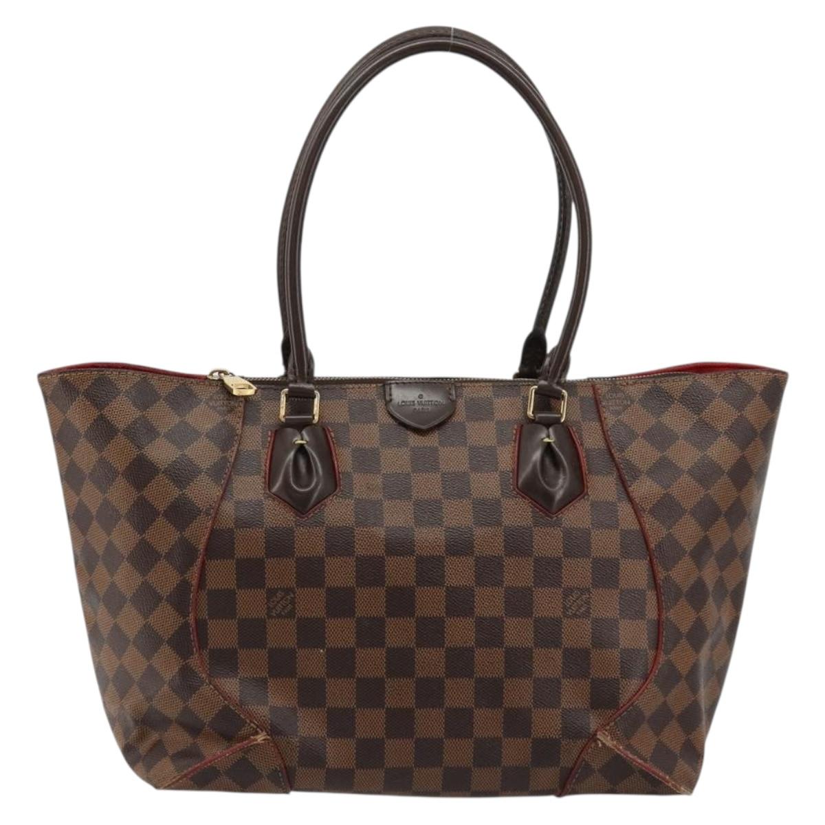 LOUIS VUITTON Damier Ebene Kaysa Tote MM Tote Bag N41548 LV Auth 180807