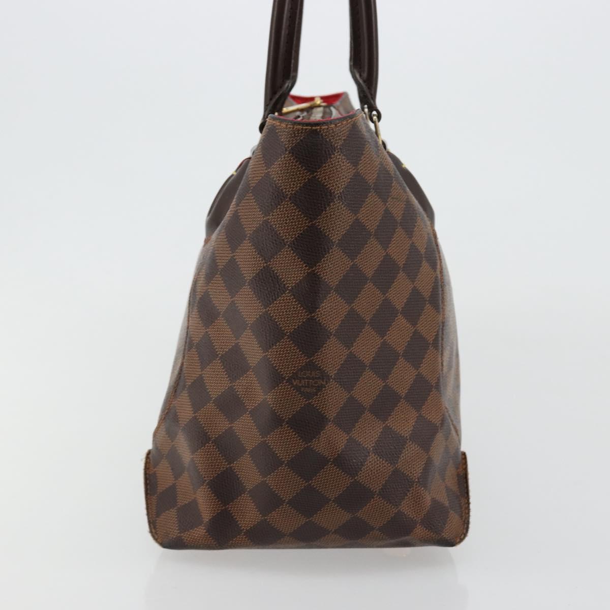 LOUIS VUITTON Damier Ebene Kaysa Tote MM Tote Bag N41548 LV Auth 180807