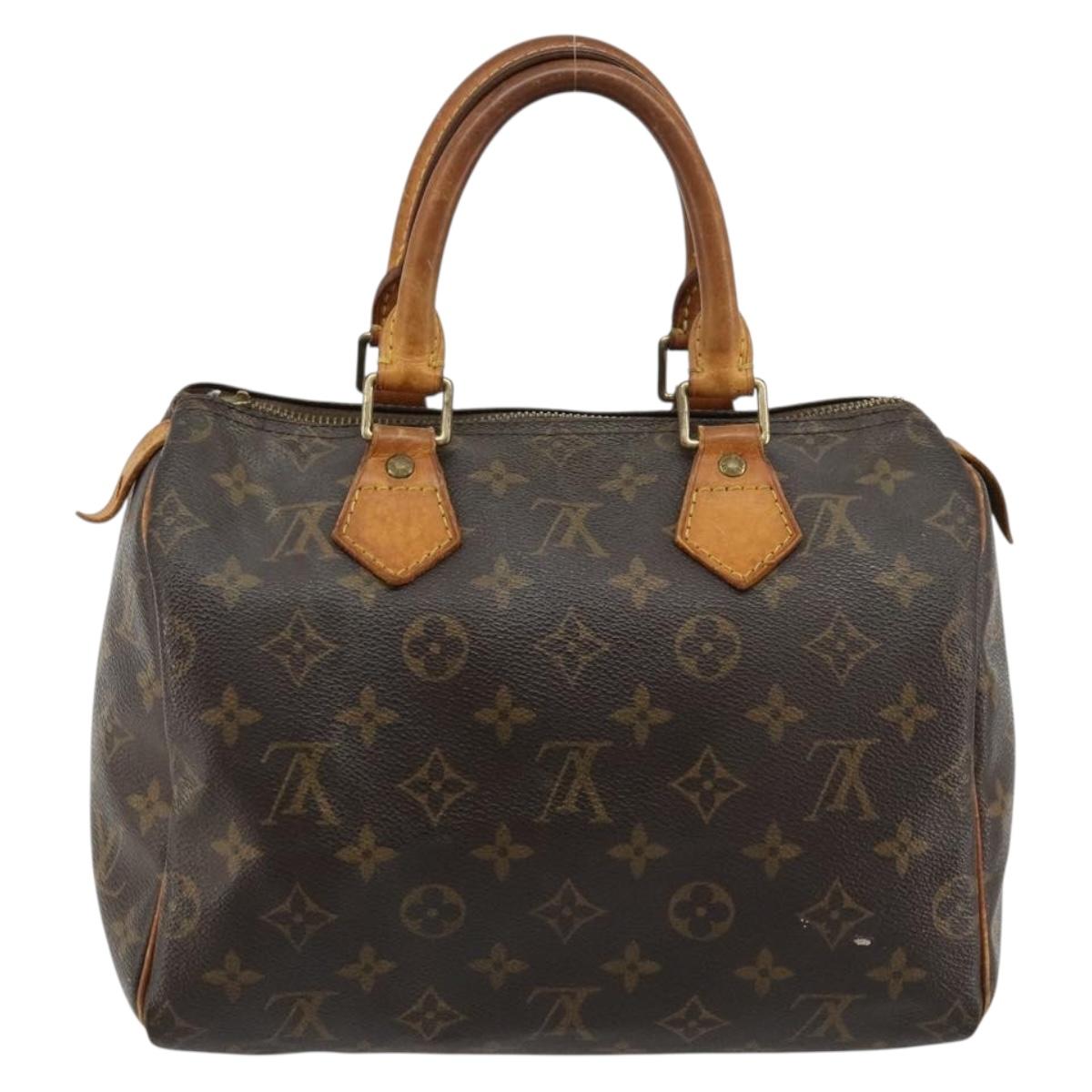 LOUIS VUITTON Monogram Speedy 25 Hand Bag M41528 LV Auth 180823