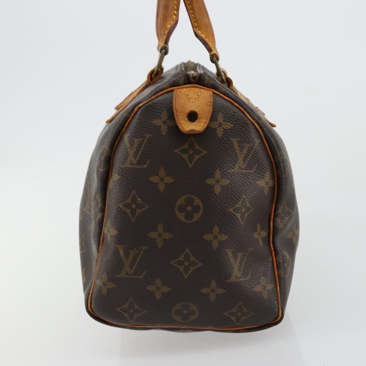 LOUIS VUITTON Monogram Speedy 25 Hand Bag M41528 LV Auth 180823
