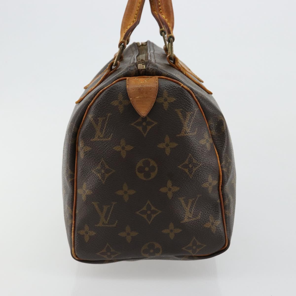 LOUIS VUITTON Monogram Speedy 25 Hand Bag M41528 LV Auth 180823