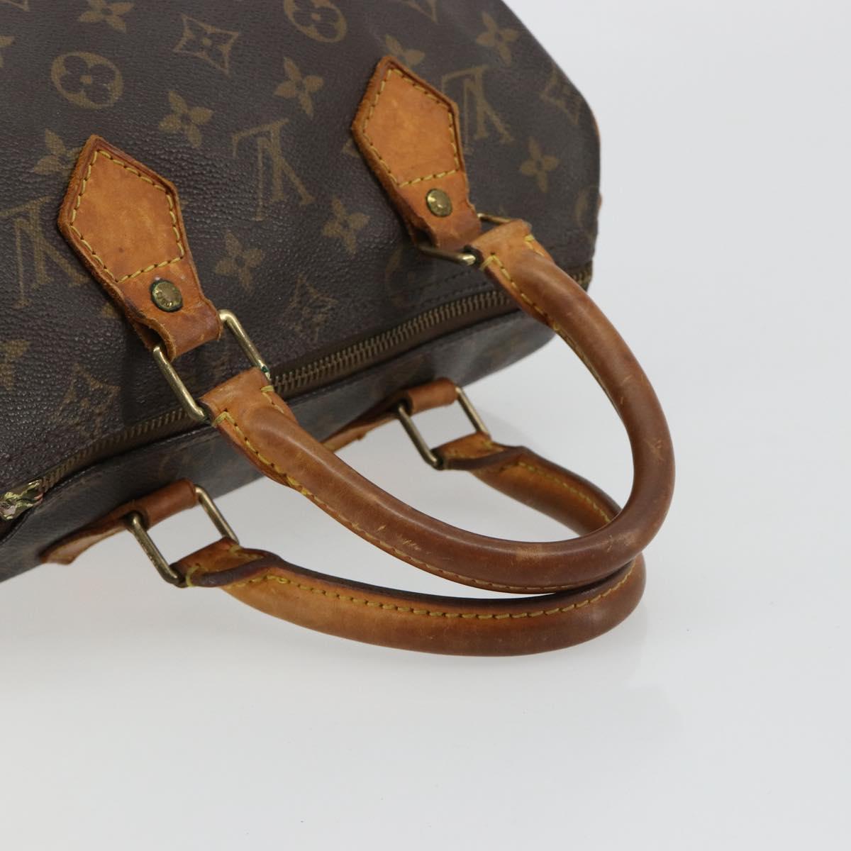 LOUIS VUITTON Monogram Speedy 25 Hand Bag M41528 LV Auth 180823