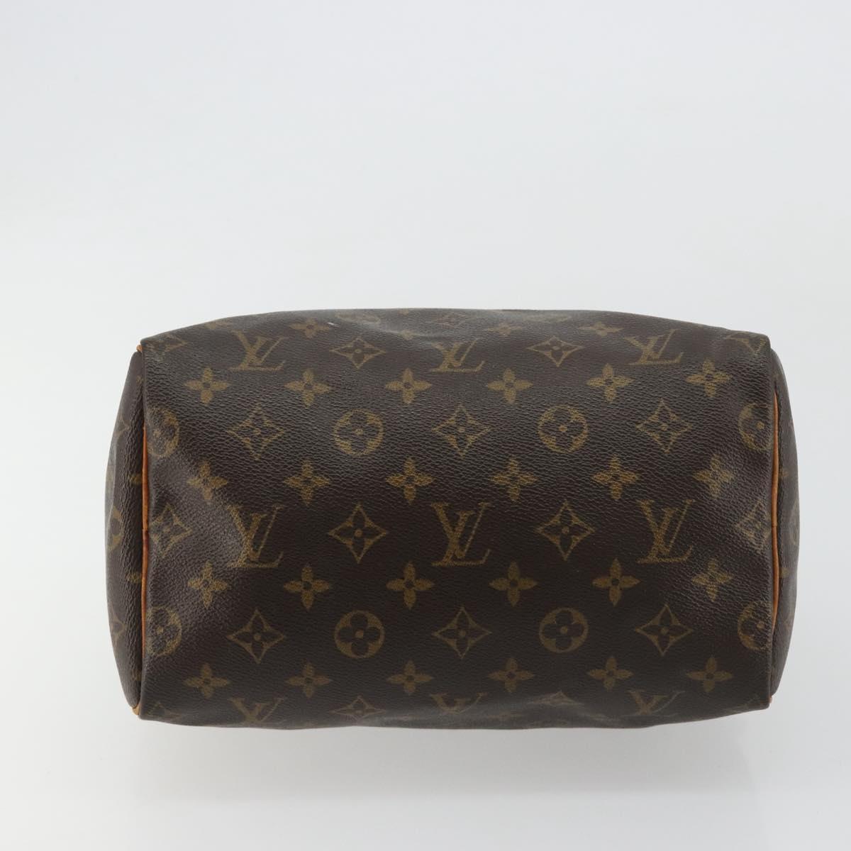 LOUIS VUITTON Monogram Speedy 25 Hand Bag M41528 LV Auth 180823