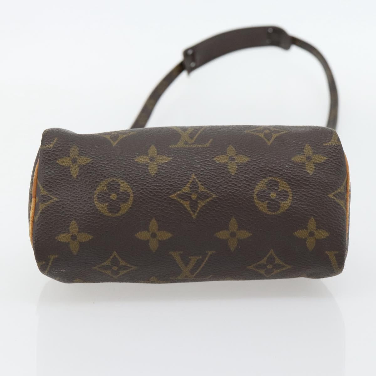 LOUIS VUITTON Monogram Mini Speedy Hand Bag M41534 LV Auth 180835