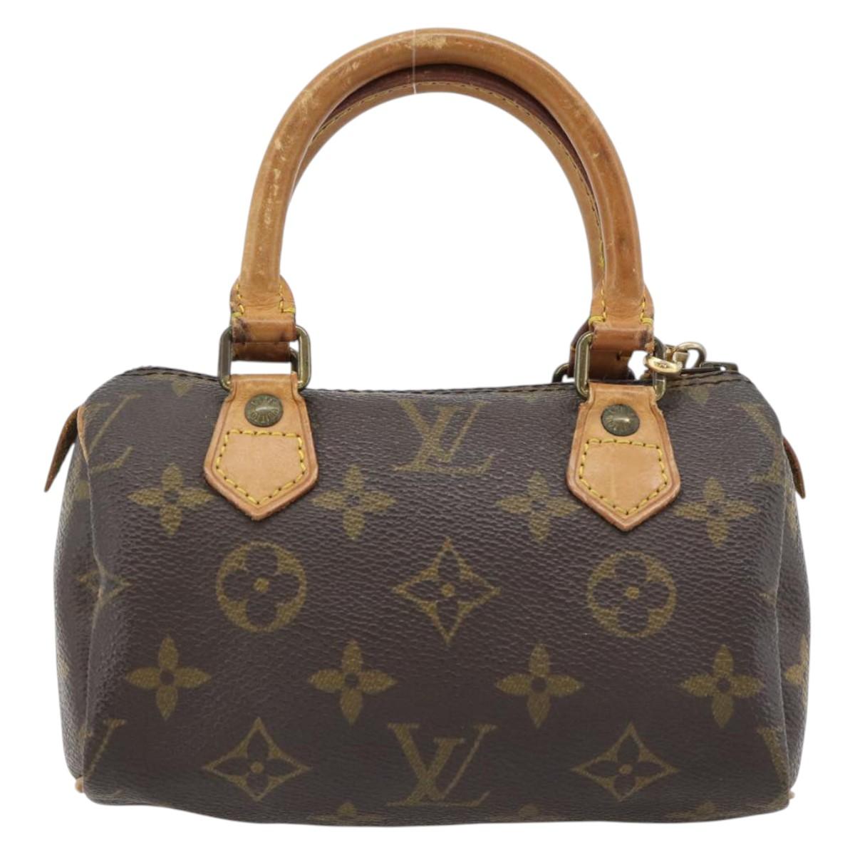 LOUIS VUITTON Monogram Mini Speedy Hand Bag M41534 LV Auth 180835